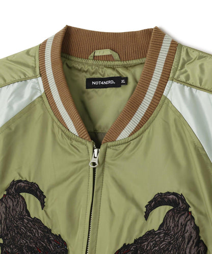 NOT4NERD/ノットフォーナード/CERBERUS緞面紀念夾克