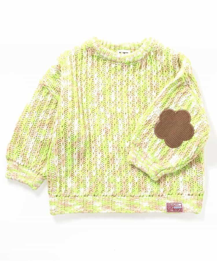 拼色肘部補丁特別款針織衫