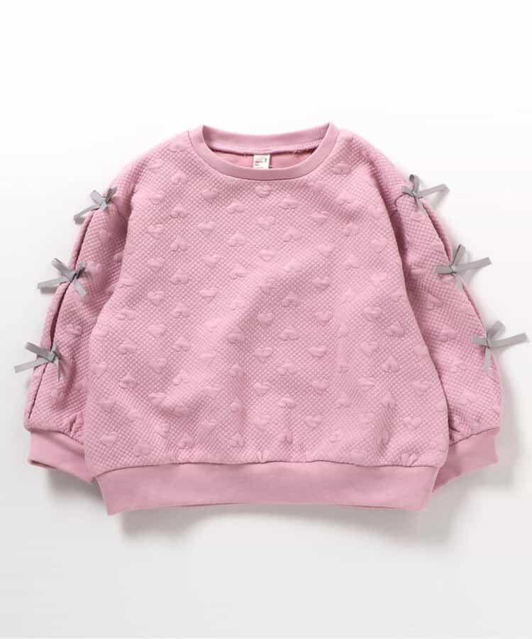 袖部蝴蝶結絎縫衛衣