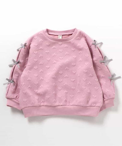 袖部蝴蝶結絎縫衛衣