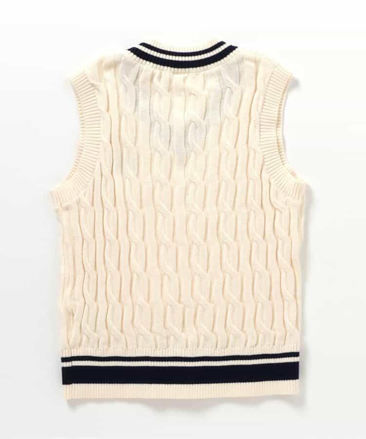 條紋針織背心