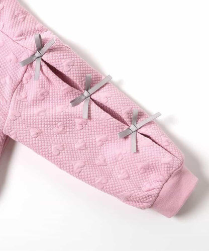 袖部蝴蝶結絎縫衛衣