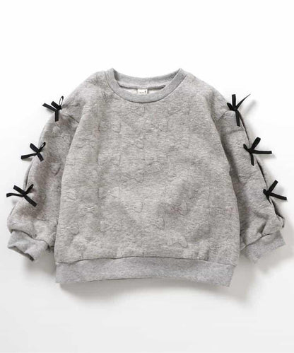 袖部蝴蝶結絎縫衛衣