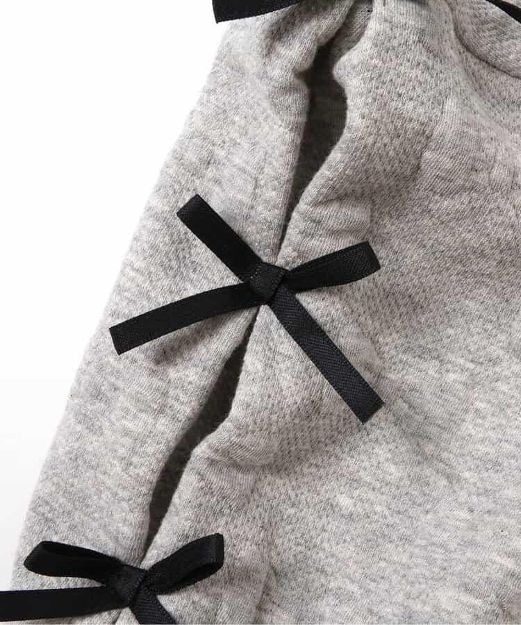 袖部蝴蝶結絎縫衛衣