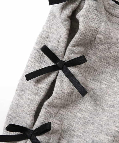 袖部蝴蝶結絎縫衛衣