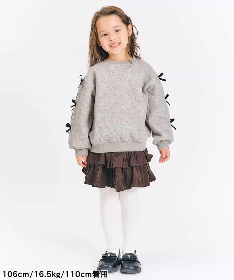 袖部蝴蝶結絎縫衛衣