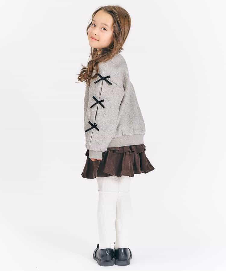 袖部蝴蝶結絎縫衛衣