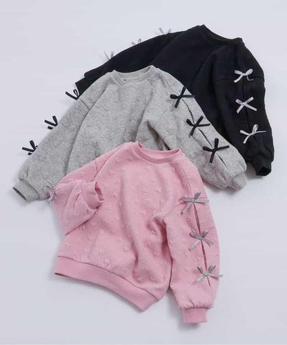 袖部蝴蝶結絎縫衛衣