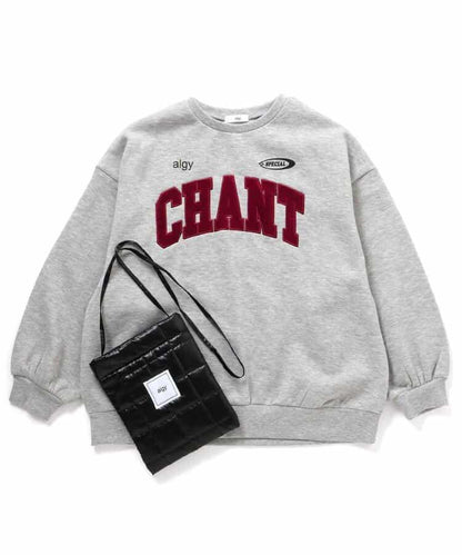 寬鬆衛衣&絎縫斜挎包套裝