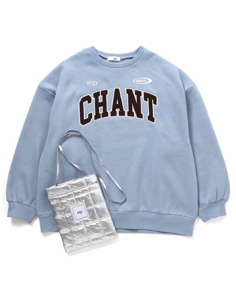 寬鬆衛衣&絎縫斜挎包套裝