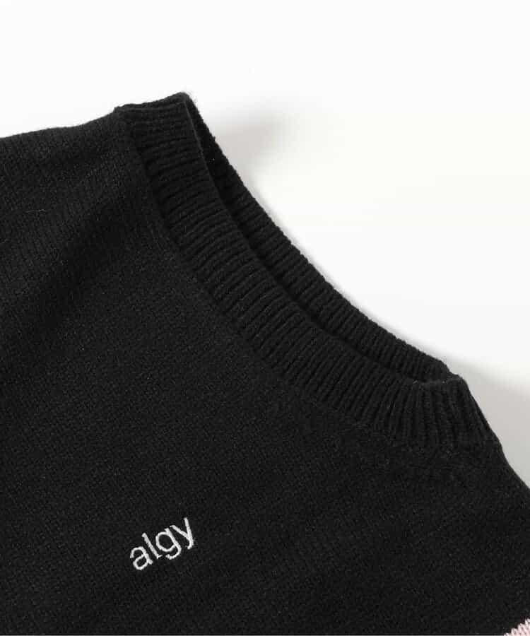 針織背心&蝴蝶結迷你連衣裙套裝