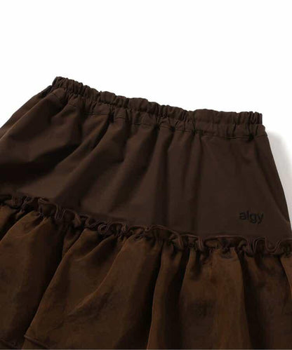 層疊半身裙&保暖安全褲套裝