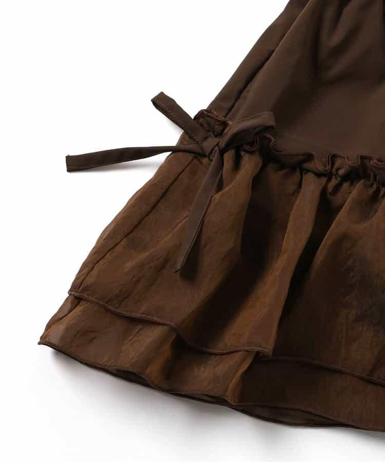 層疊半身裙&保暖安全褲套裝