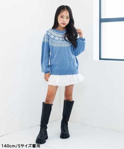 層疊半身裙&保暖安全褲套裝