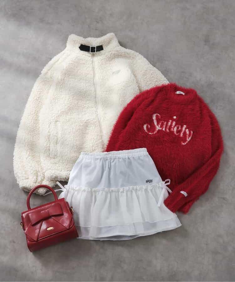 層疊半身裙&保暖安全褲套裝