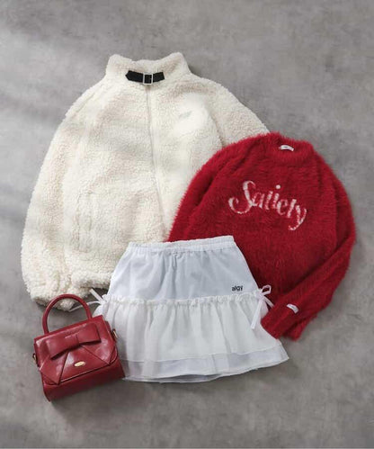 層疊半身裙&保暖安全褲套裝