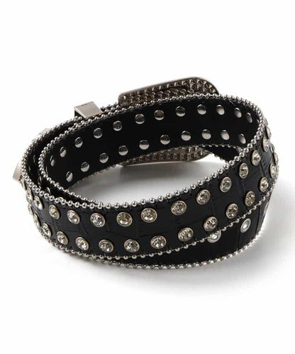 水鑽裝飾釦帶腰帶3