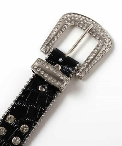 水鑽裝飾釦帶腰帶3