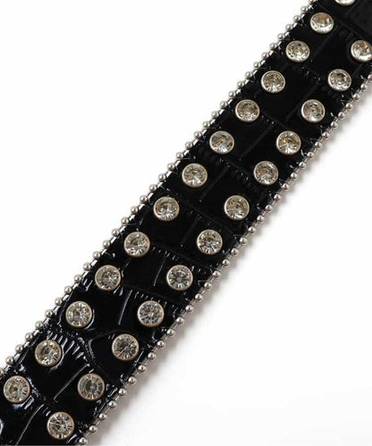 水鑽裝飾釦帶腰帶3