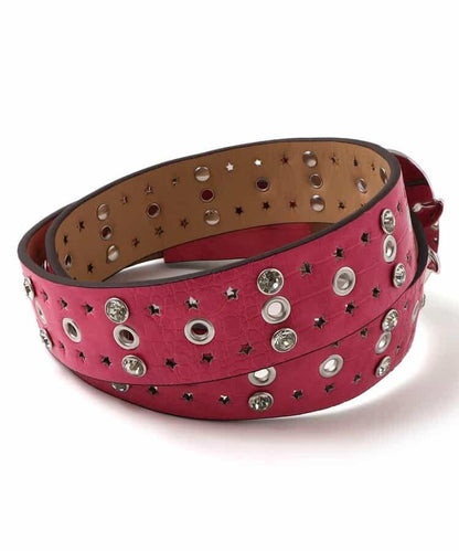 水鑽裝飾釦帶腰帶1