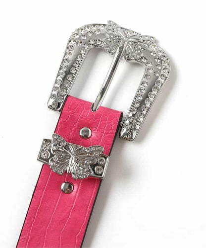 水鑽裝飾釦帶腰帶1