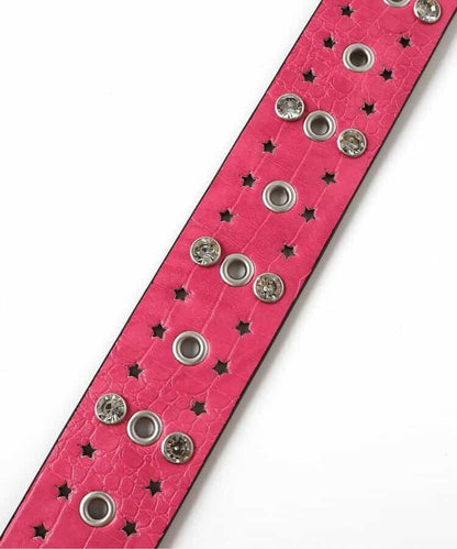 水鑽裝飾釦帶腰帶1