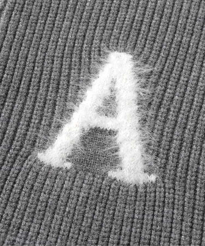 流蘇線條針織套裝