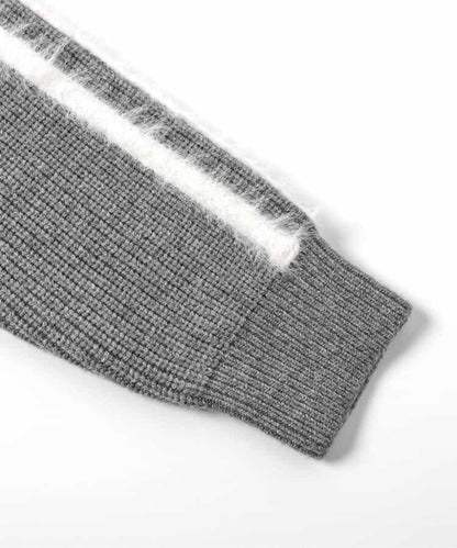 流蘇線條針織套裝