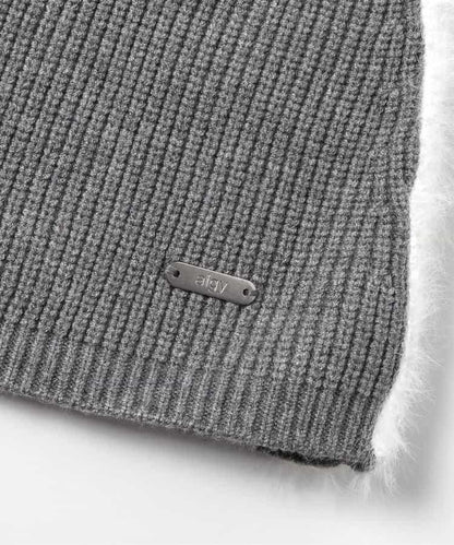 流蘇線條針織套裝