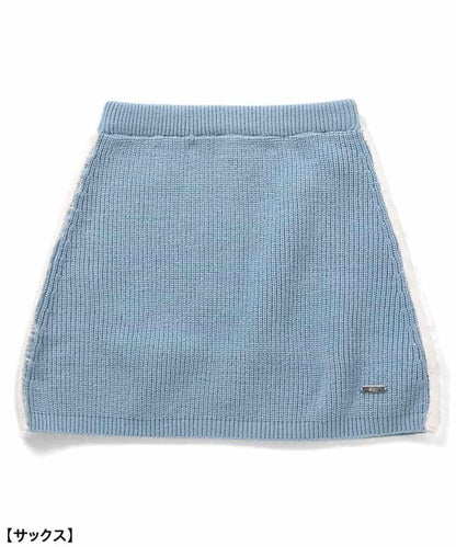 流蘇線條針織套裝