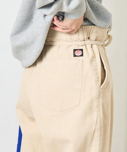 特別款燈芯絨抽繩休閒褲＜可搭配套裝＞