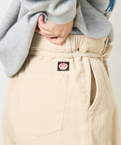 特別款燈芯絨抽繩休閒褲＜可搭配套裝＞