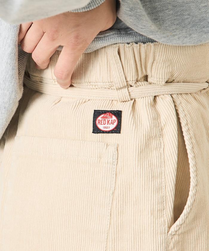 特別款燈芯絨抽繩休閒褲＜可搭配套裝＞