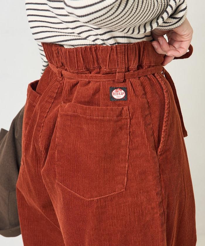 特別款燈芯絨抽繩休閒褲＜可搭配套裝＞