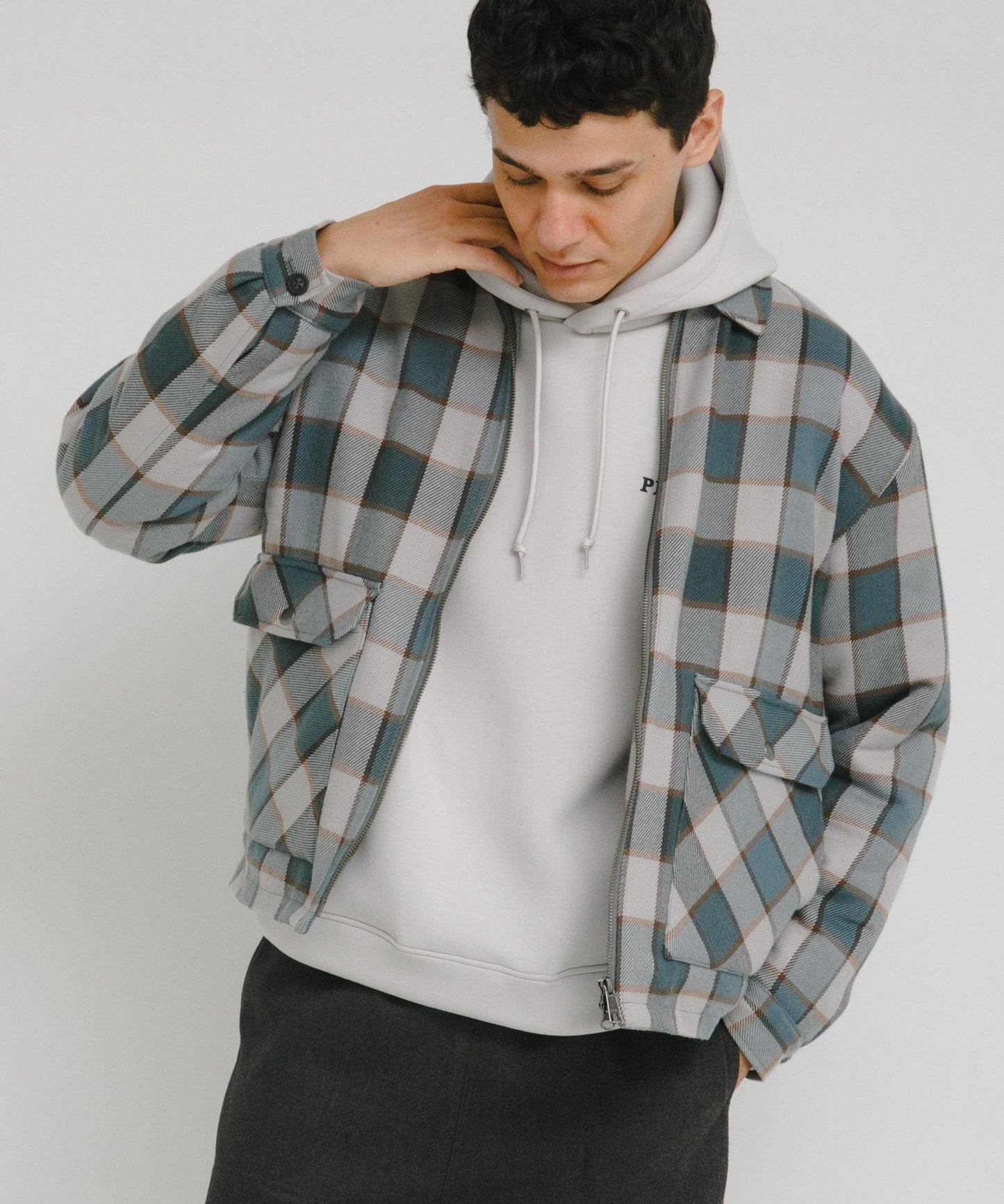 加厚短款拉鍊夾克