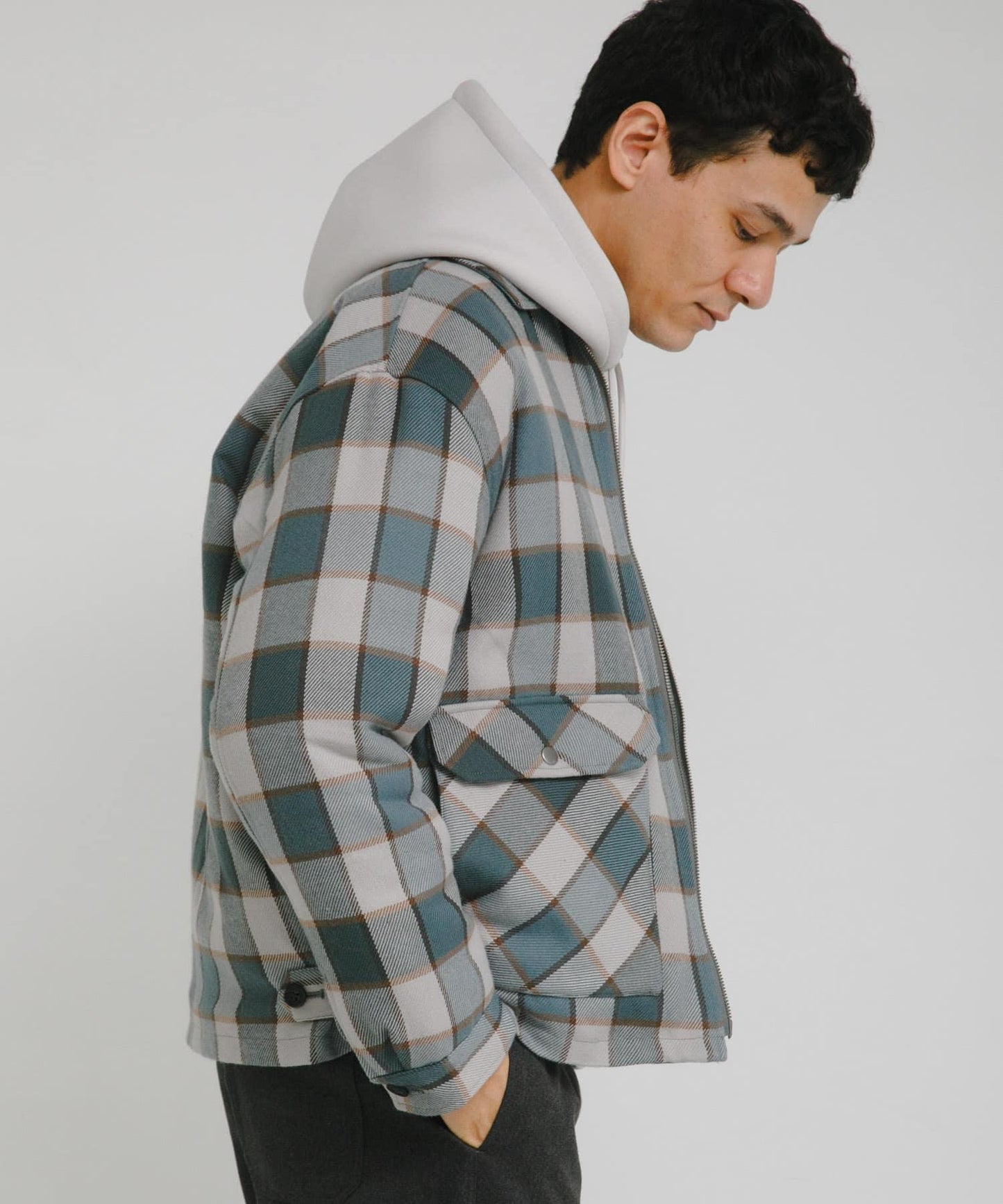 加厚短款拉鍊夾克