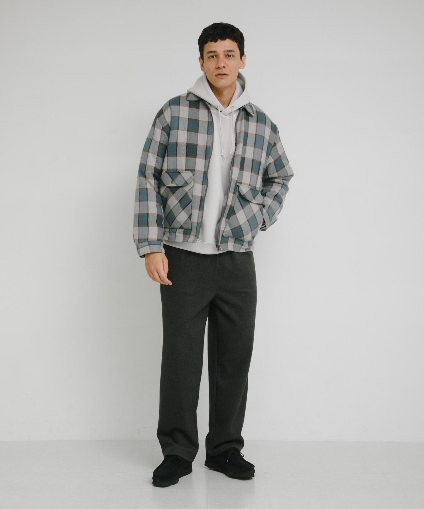 加厚短款拉鍊夾克