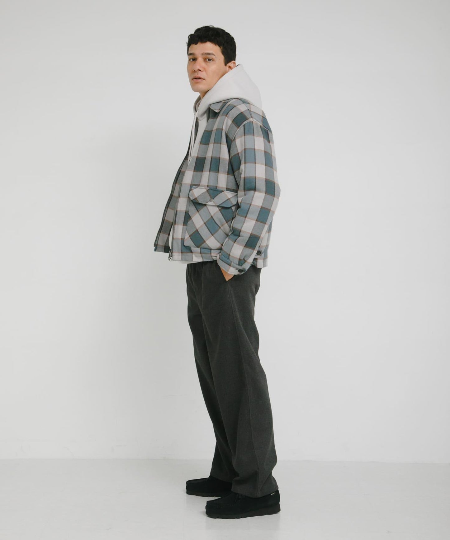 加厚短款拉鍊夾克