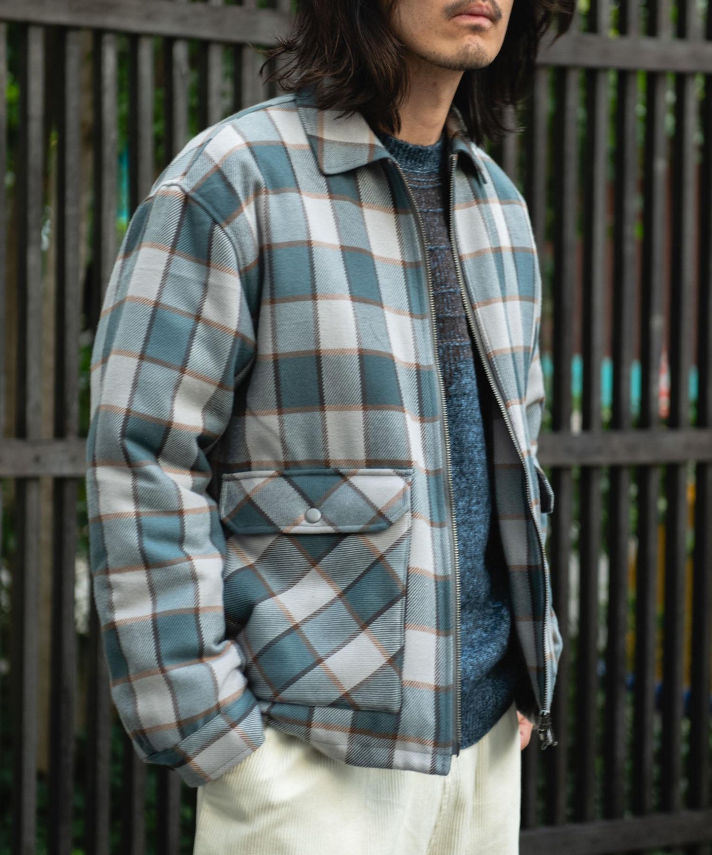 加厚短款拉鍊夾克