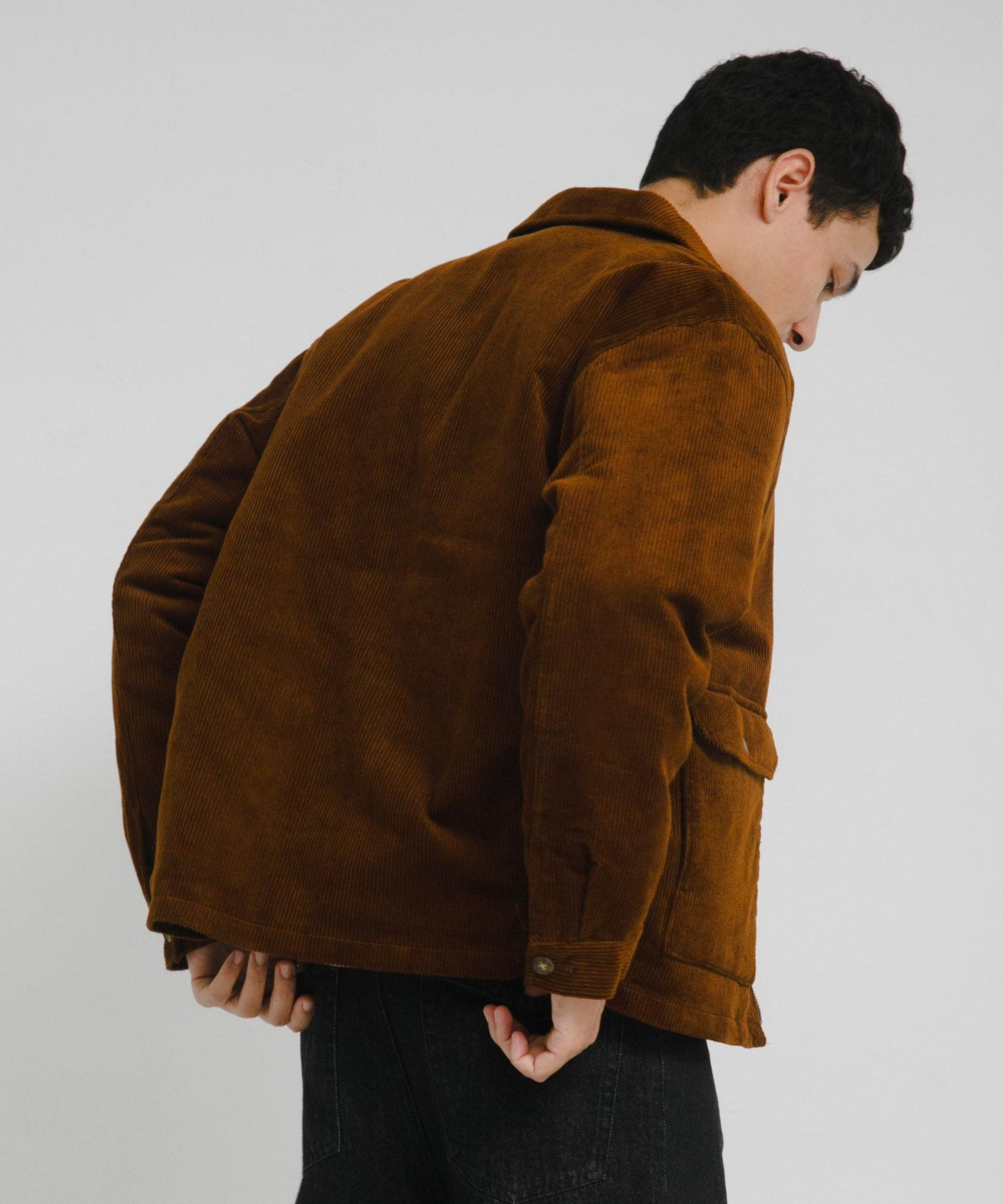 加厚短款拉鍊夾克