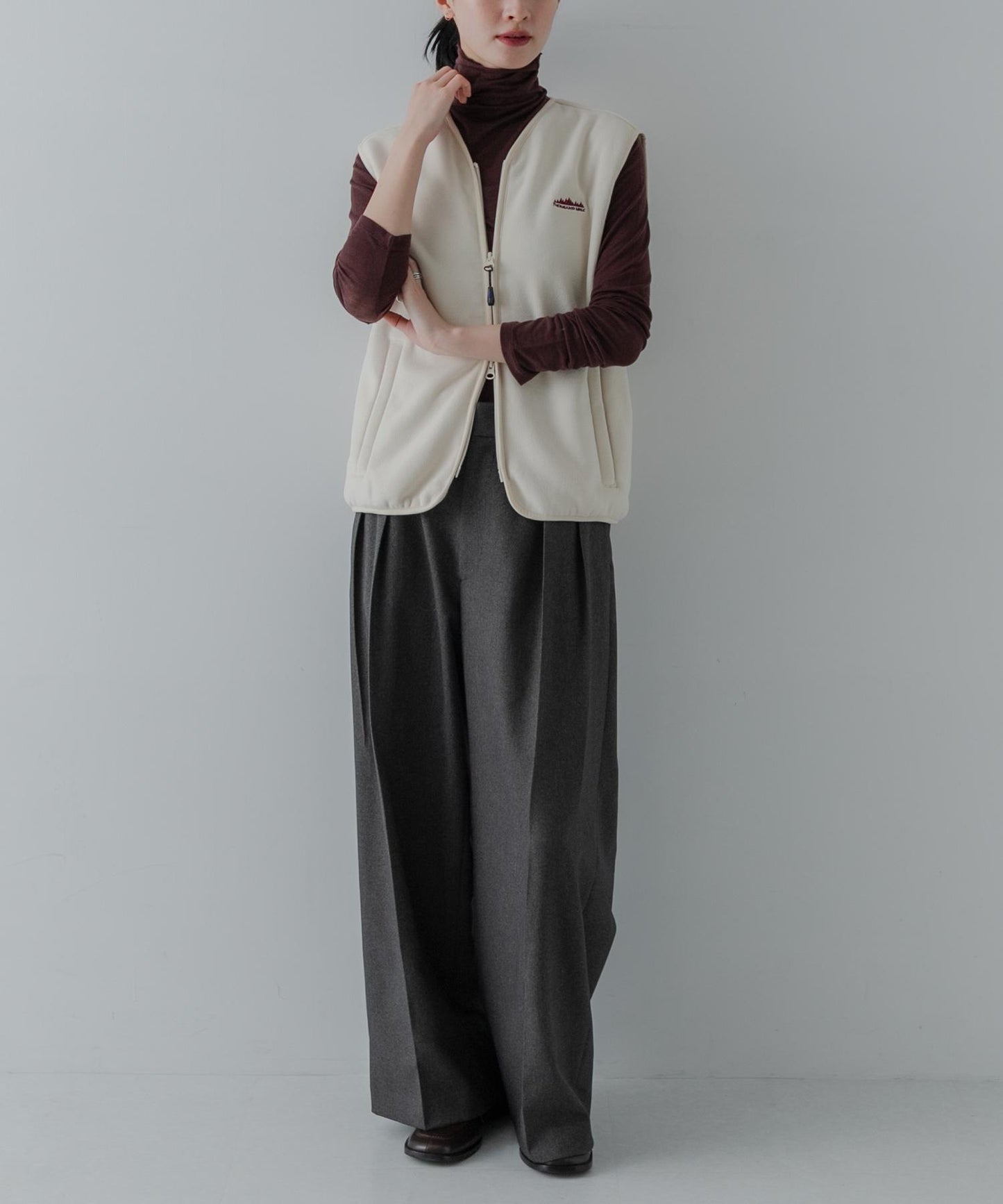 『聯名』THOUSAND MILE×URBAN RESEARCH 針織抓絨拉鍊馬甲