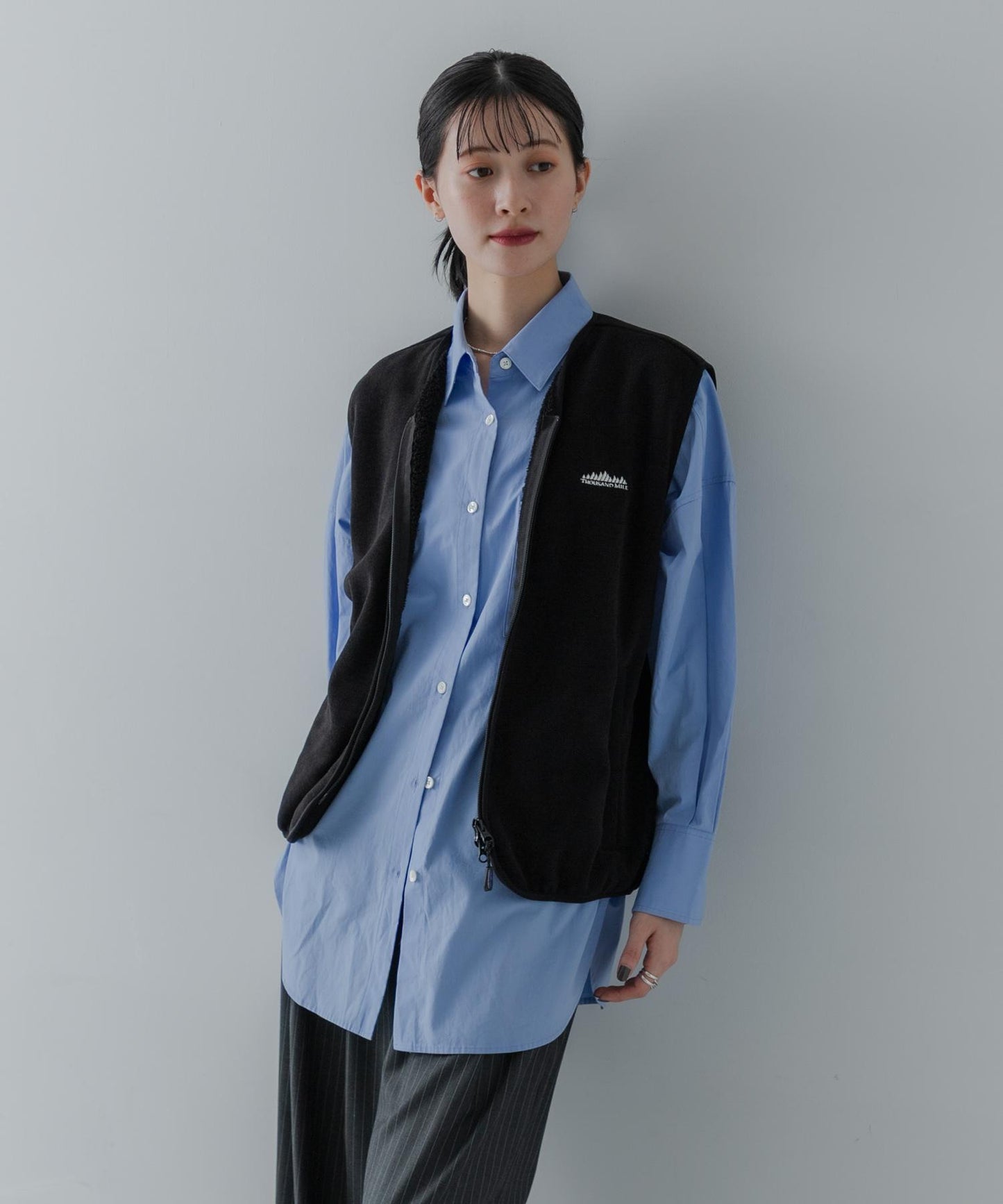 『聯名』THOUSAND MILE×URBAN RESEARCH 針織抓絨拉鍊馬甲