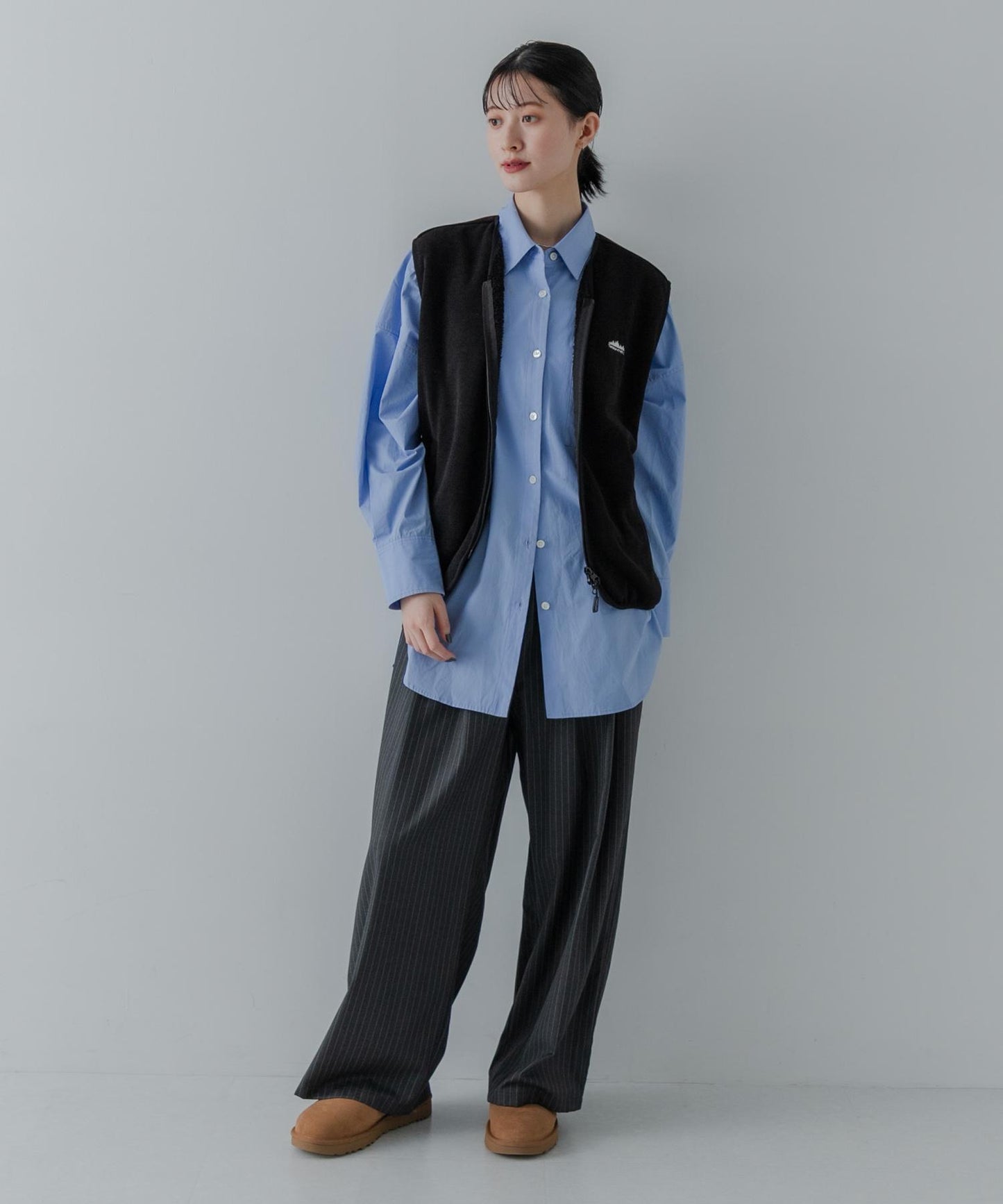 『聯名』THOUSAND MILE×URBAN RESEARCH 針織抓絨拉鍊馬甲