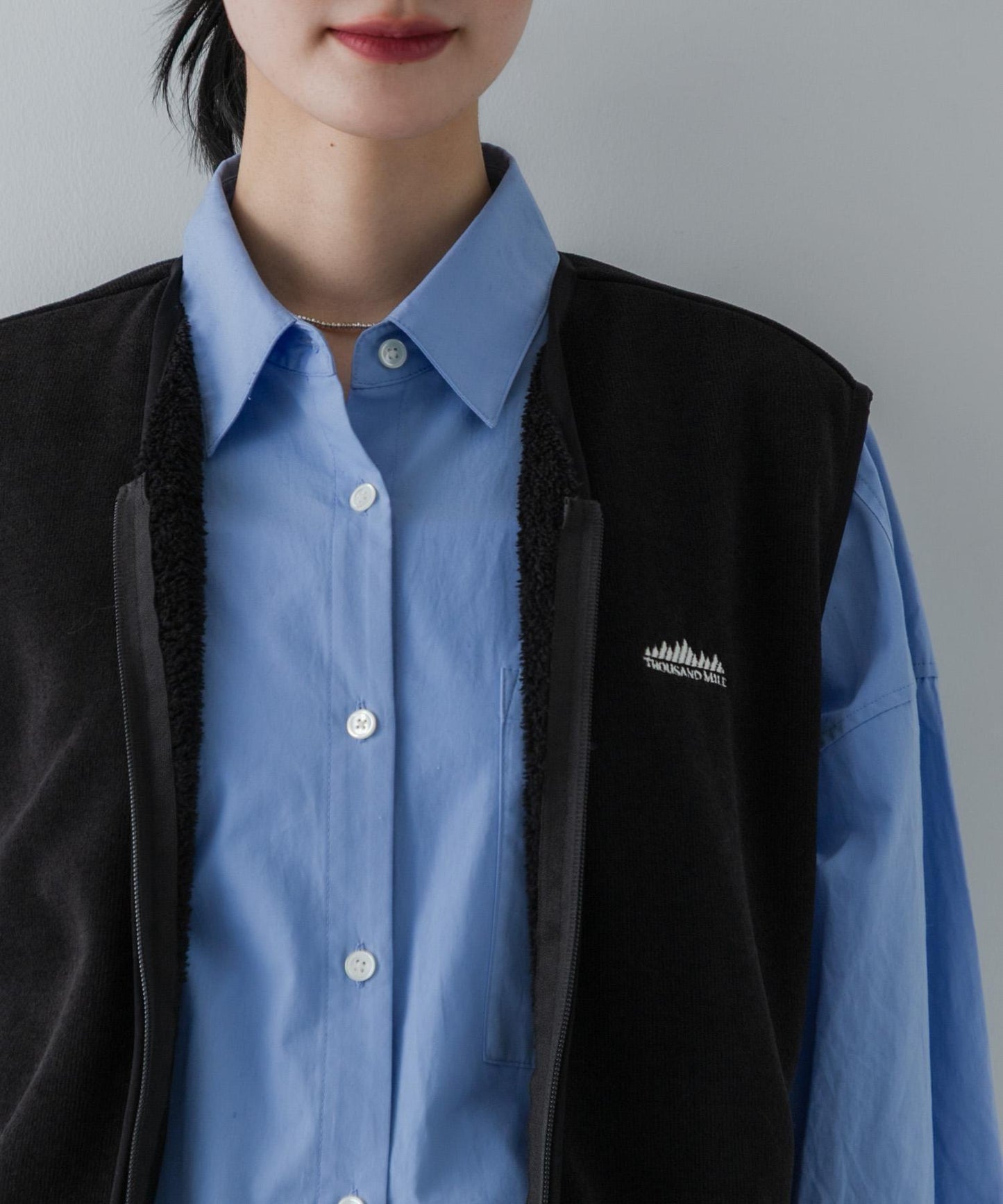 『聯名』THOUSAND MILE×URBAN RESEARCH 針織抓絨拉鍊馬甲