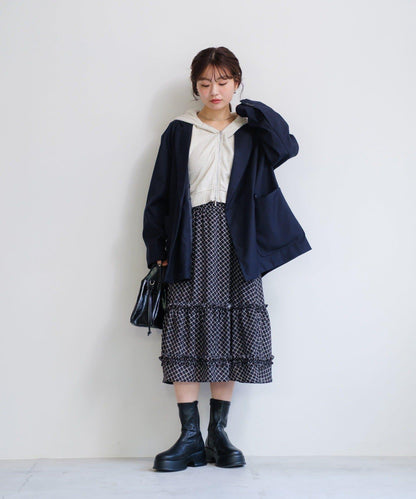 【Kastane】雙拉鍊衛衣連帽衫