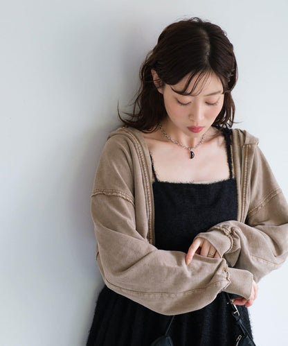 【Kastane】雙拉鍊衛衣連帽衫