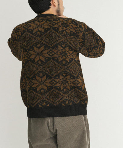 北歐風針織套頭衫