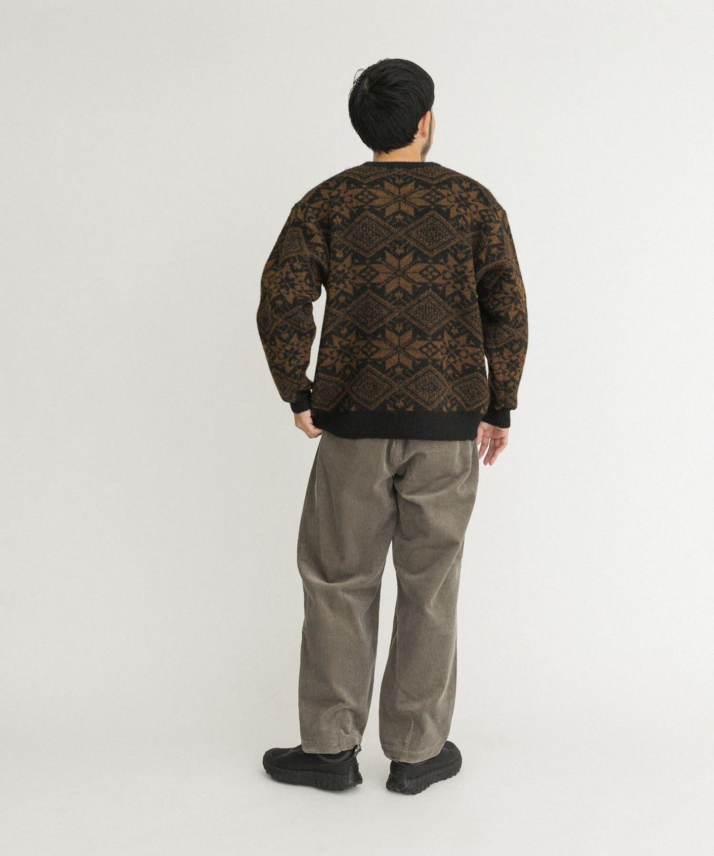 北歐風針織套頭衫