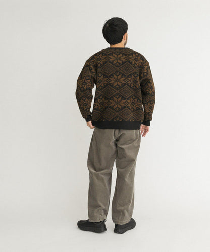 北歐風針織套頭衫