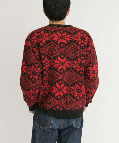 北歐風針織套頭衫